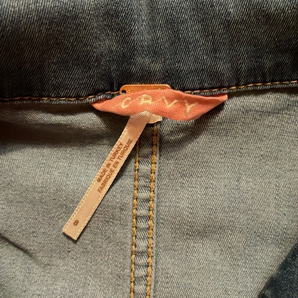 NWT FREE PEOPLE CRVY DENIM ROMPER - Picture 6 of 7